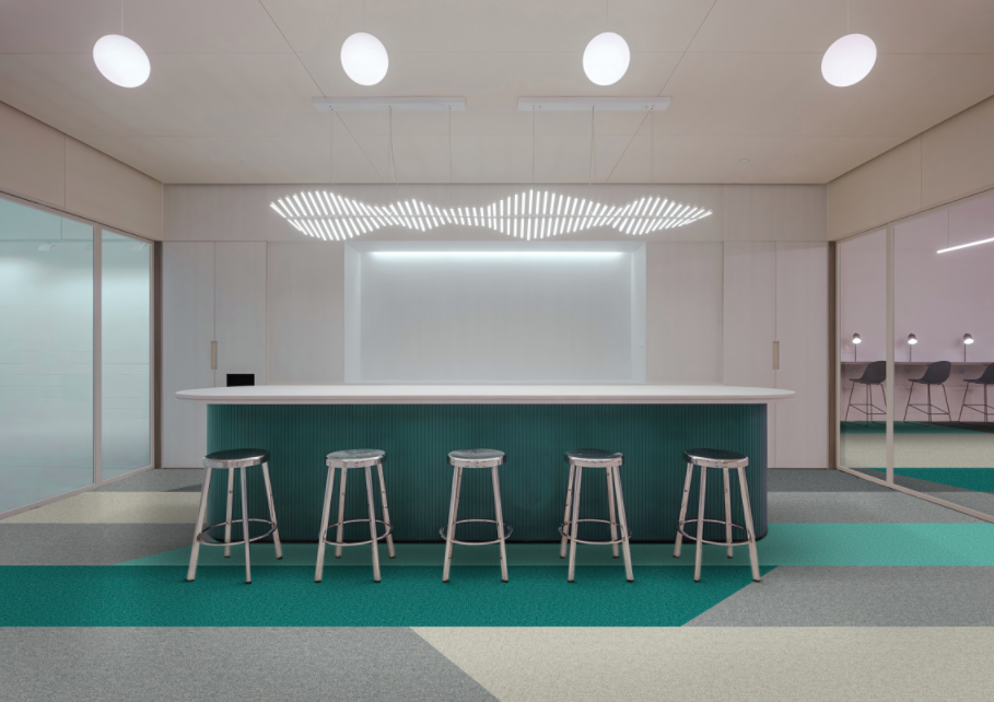 Beyond Gray: 33 Colors Redefining Office Carpet Tiles